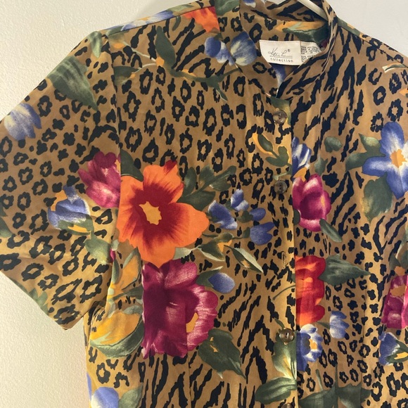 Vintage mixed print shift dress - Picture 3 of 7